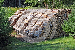 Several Cords Split Oak Firewood