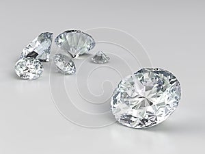 Several diamonds