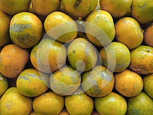Several of fresh Orange fruit for background