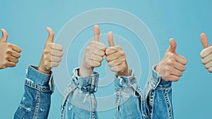 The Thumbs Up Gesture.AI generated image