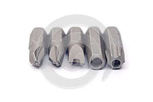 Insert screwdriver bits