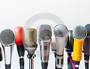 Press Conference Microphones