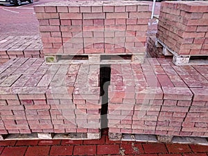 Several Pallets of Bricks photo
