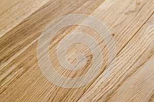 Several planks of beautiful laminate or parquet flooring with wooden texture as background