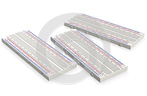 Several prototyping boards