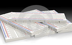 Several prototyping boards