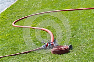 Fire hoses with connector