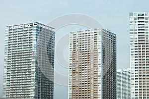 Several residential skyscrapers. Tokyo, Japan.