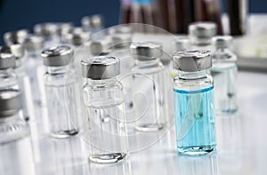 Several vials with medication