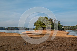 Drought at lake lanier, Georgia