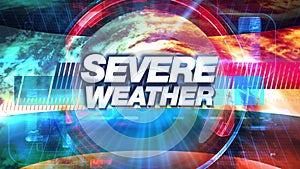 Severe Weather - Broadcast TV Graphics Title