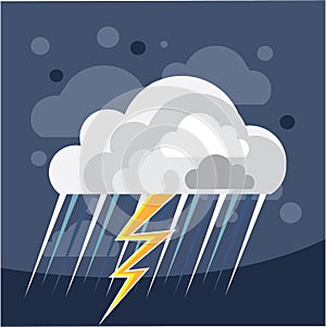 Severe Weather Storm Icon