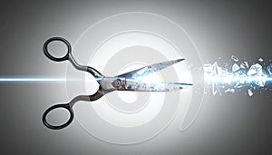 Severing a Beam of Digital Light