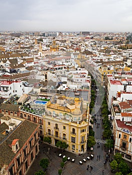 Sevile in a cloudy day