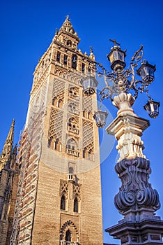 Sevilla Cathedral and Giralda tower, Andalusia, Spain