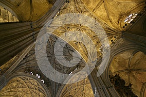 Sevilla Cathedral, gothic interiors