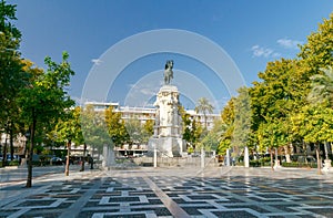 Sevilla. Monument to King Ferdinand.