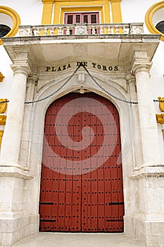 Seville bullring - Main entrance door