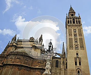 Seville Cathedral and Giralda Tower photo