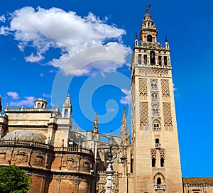 Seville cathedral Giralda tower Sevilla Spain