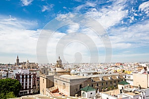 Seville cityscape Spain