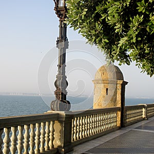 Seville, Genoves Park, Spain walk by the water photo