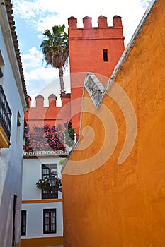 Seville Juderia barrio Andalusia Sevilla Spain photo