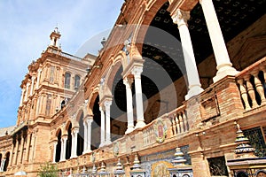 Seville. Plaza de Espana Palace, Spain