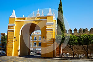 Seville Puerta de la Macarena Arch door Spain photo