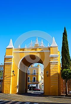 Seville Puerta de la Macarena Arch door Spain photo