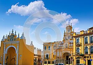 Seville Puerta de la Macarena and Basilica photo