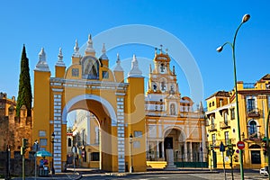 Seville Puerta de la Macarena and Basilica photo