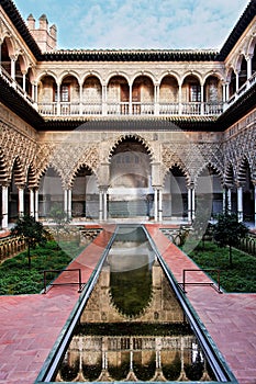 Seville, Real Alcazar Patio de las Doncellas
