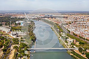 Seville riverfront, Spain