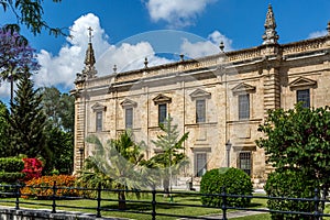 Seville`s University buildings and gardens