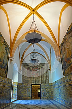 Sala de las BÃÂ³vedas in the Gothic Palace, The Alcazar Seville  photo