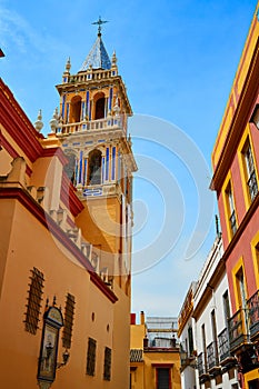 Seville Santa Ana church in Spain at Triana