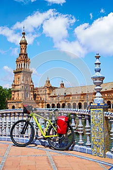 Seville Sevilla Plaza Espana Andalusia Spain