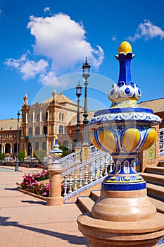 Seville Sevilla Plaza Espana Andalusia Spain