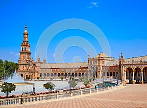 Seville Sevilla Plaza Espana Andalusia Spain photo