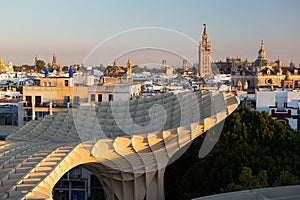 Seville Skyline from the Metropol Parasol