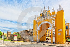 Arco de la Macarena on Wall of Seville Muralla almohade de Sevi photo