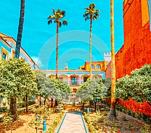 View of inner patio - Alcubilla Countryard Patio de la Alcubill photo