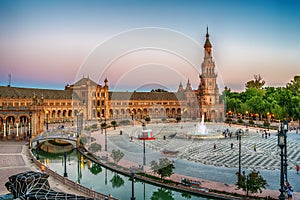 Seville, Spain: The Plaza de Espana, Spain Square