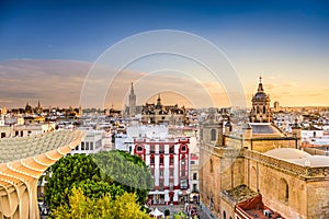 Seville Spain Skyline