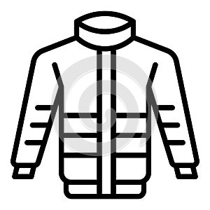 Sew jacket icon, outline style