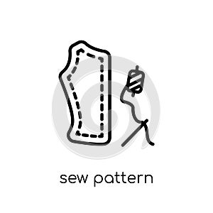 Sew Pattern icon from Sew collection.