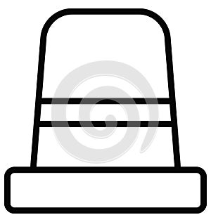 Sew, sewing thread Isolated Vector Icon for Sewing and Tailoring