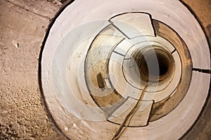 Sewage collector pipe photo