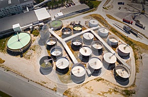 Sewage treatment plant.